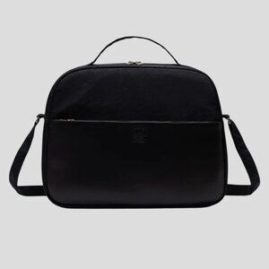 Herschel Supply Co. Orion Black Carryall Shoulder Messenger Laptop Bag Unisex